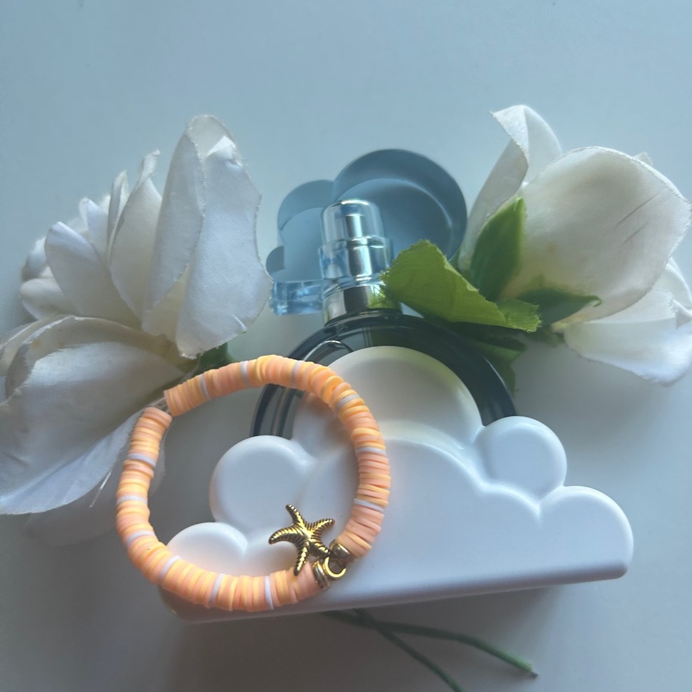 Handmade Starfish Flat Clay Beaded Braclet